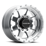 Raceline 935MC Defender 17x9in / 6x139.7 BP / -12mm Offset / 107.95mm Bore - Machined Wheel