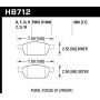 Hawk 13-14 Ford Focus 2.0L ST Front ER-1 Brake Pads