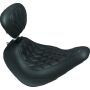 Mustang Motorcycle 79071 Mustang 97-21 Harley Touring Sissy Bar Pad (12 inch x 9 inch) - Black