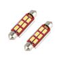 Oracle Lighting 5207-001 44mm 6 LED 3-Chip Festoon Bulbs, Cool White, Pair