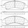 Stoptech 305.13630 Street Select Brake Pads - Front/Rear