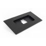 Haltech HT-060091 UC-10 Moulded Panel Mount 250mm x 500mm (10in x 20in) - Black UV Stabilised ABS Plastic