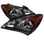 SPYDER 5034250 Projector Headlights - LED Halo - DRL - Black