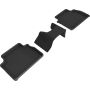 3D MAXpider 17-21 Alfa Romeo Giulia / Giulia Quadrifoglio Kagu 2nd Row Floormats - Black