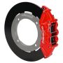 Wilwood 140-16627-R 19-22 Honda Talon 1000 Red 4-Piston Rear Kit 11.25in - Plain Face Steel Rotors