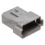 NAMZ DR-12G Deutsch DT Series 12-Wire Receptacle & Wedgelock - Gray (HD 72129-94GY)