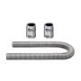 Mishimoto MMAH-U36C Universal Flexible Radiator Hose Kit Chrome