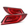 AlphaRex 675030 22-24 Toyota GR86 LUXX LED Taillights Vivid Red