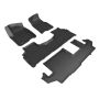 3D MAXpider L1CH09801509 21-23 Chevrolet Suburban Kagu Floor Mat- Black R1 R2 R3