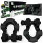 Rhino USA SUPERSHACK-MATTE 8T Super Shackle 2-Pack (Matte Black)