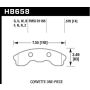 Hawk 2010-2013 Chevy Corvette Grand Sport (One-Piece Pads) ER-1 Motorsports Front Brake Pads