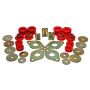 Energy Suspension 01-04 Toyota Pickup 2WD/4WD (Exc T-100/Tundra) Red Body Cab Mount Set