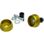 Kuryakyn 3801 Lodestar Axle Sliders Gold