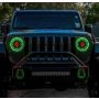 Oracle Lighting 5839-335 Oculus ColorSHIFT Bi-LED Projector Headlights -Jeep Wrangler JL / Gladiator JT