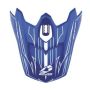 EVS H16T3P-VSBUW T3 Pinner Visor - Blue/White