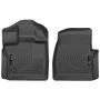 Husky Liners 2015 Ford F-150 Standard Cab Pickup WeatherBeater Front Black Floor Liners