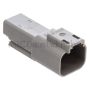 NAMZ DR-2G Deutsch DT Series 2-Wire Receptacle & Wedgelock - Gray (HD 72122-94GY)