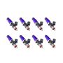 Injector Dynamics 1300.60.14.15.8 1340cc Injectors - 60mm Length - 14mm Purple Top - 15mm Lower O-Ring (Set of 8)