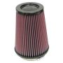 K&N RP-4970 Universal Air Filter - Carbon Fiber Top