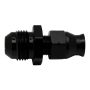 DeatschWerks 8AN Male Flare to 5/16in Hardline Compression Adapter - Anodized Matte Black