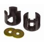 Prothane 00+ Dodge Neon Motor Mount Insert Kit - Race - Black