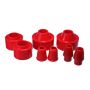 Energy Suspension 07-17 Jeep Wrangler (JK) Red Front & Rear Coil Spring Spacer 1-3/4in Lift Set