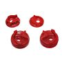 Energy Suspension 02-03 Nissan Sentra/200SX Red Motor Mount Insert Set (w/ Spec V 2.5L engine manua