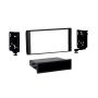 Metra 99-8905B Custom Fit Mounting Kit ISO DIN Radio Provision w/Pocket Incl.: Radio Trim Panel/Radio Brackets/Pocket/Screws Custom Fit Mounting Kit
