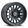 ICON 8217857345SB Anza 17x8.5 5x5 -6mm Offset 4.5in BS 71.5mm Hub Bore Satin Black Wheel