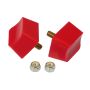 Prothane Universal Bump Stop 1X1 3/4X1 7/16 Crvd Top - Red