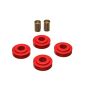 Energy Suspension 79-85 Mazda RX7 Red Front Strut Rod Bushing Set