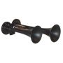 Kleinn Air Horns 101 Kleinn Black Dual Horn/ 10In/7.5In - XCR2.0 Coated Zinc Alloy