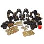 Energy Suspension 66-77 Ford Bronco 4WD (w/ 4 Deg C-Bushings) Black Hyper-Flex Master Bushing Set