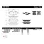 Stoptech 309.13090 Performance 07-09 Mini Cooper/Cooper S Rear Brake Pads