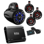 BOSS Audio Systems UTV Marine Stereo Package