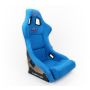 NRG FRP Bucket Seat ULTRA Edition - Large (Blue Alcantara/Gold Glitter Back)