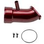 Wehrli 17-19 Chevrolet 6.6L L5P Duramax 3.5in Intake Horn w/PCV Port - WCFab Red
