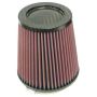 K&N RP-4740 Universal Air Filter - Carbon Fiber Top