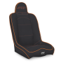 PRP Seats A140110-50-207 PRP Daily Driver High Back Suspension Seat- Black/Orange Tweed