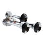 Kleinn Air Horns 130 Kleinn Chrome Triple Horn/ 12.5In/10In/7.5In - Chrome-Plated Zinc Alloy