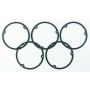 TwinPower 043267 Twin Power 84-99 Big Twin Exc 99 Softail and Dyna models Derby Cover Gasket 5 Pk