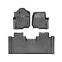 WEATHERTECH WEA44697-1-3 Black Front and Rear Flo orliners 15-  Ford F-150