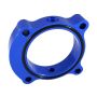 Torque Solution Throttle Body Spacer 2013+ Hyundai Genesis Coupe 2.0T  - Blue