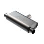 Borla 60714 Specialty Muffler - Un-Notched Neck