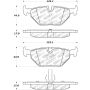 StopTech Street Touring 01-02 BMW Z3 / 03-09 Z4 / 10/90-07 3 Series Rear Brake Pads