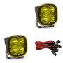 Baja Designs Squadron Pro Series Spot Pattern LED Light Pods - Amber