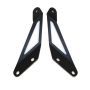 Fishbone Offroad 07-18 Jeep Wrangler JK Hood Light Mount Brackets