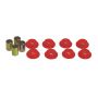 Prothane 86-88 Mazda RX-7 Front End Link Kit - Red