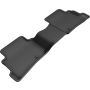 3D MAXpider 2019-2019 Hyundai Ioniq Electric Kagu 2nd Row Floormats - Black
