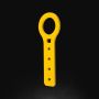 OMP RACING, INC. OMPEB0-0572 Tow Hook Aluminum 6mm Thick FIA Yellow